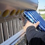 Solar water heater cleaning service